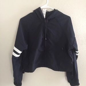 Brandy Melville Striped Windbreaker
